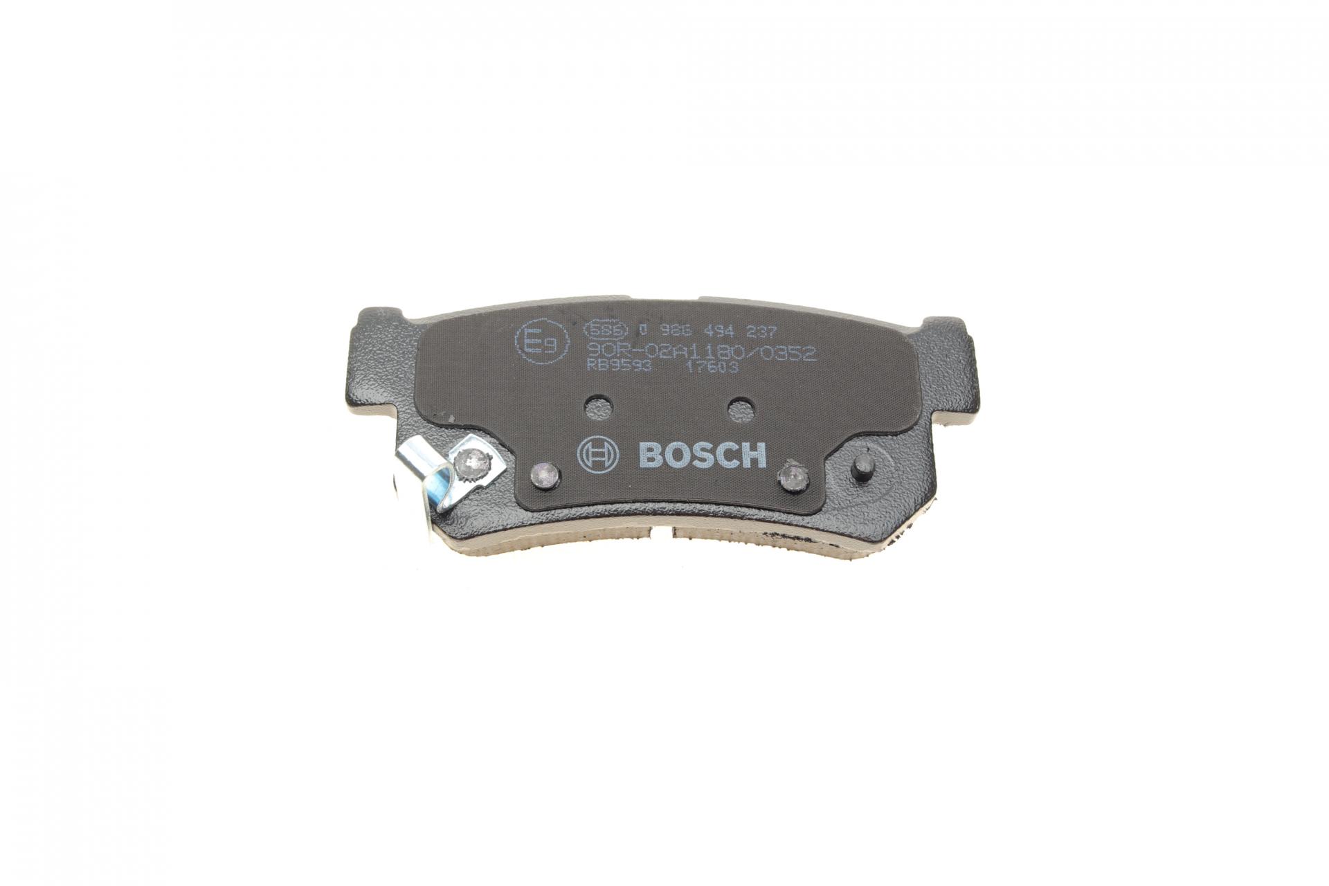 0986494237 BOSCH Комплект тормозных колодок, дисковый тормоз