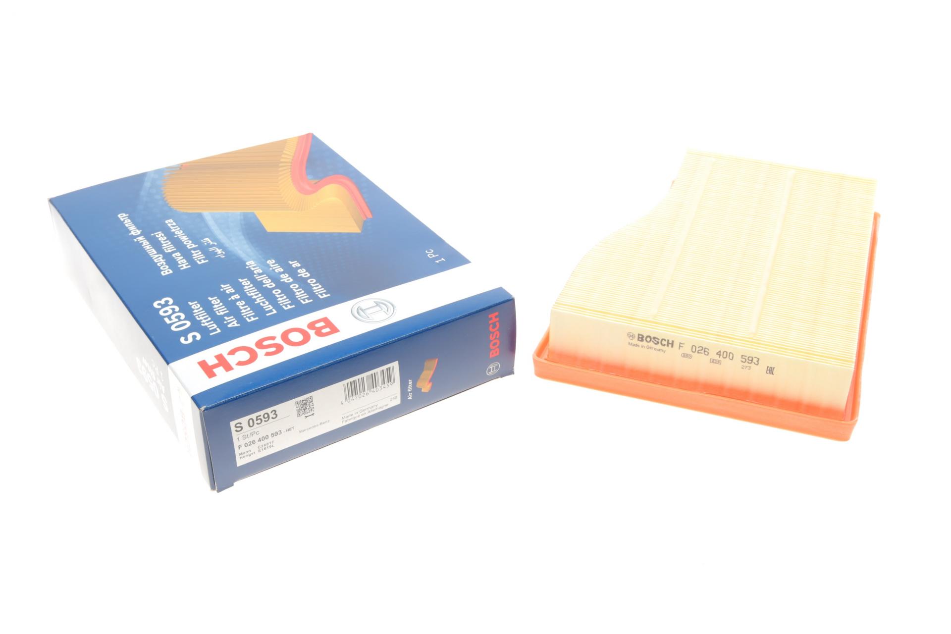 F026400593 BOSCH Фильтр воздушный MB A-class (W177) 18-