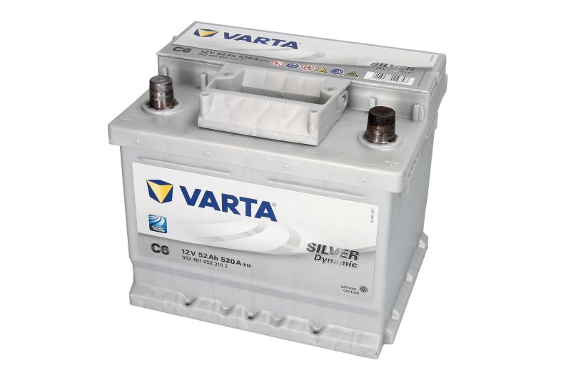 552401052 VARTA Аккумулятор VARTA Silver Dynamic 6CT 52Ah (Низький) R+ (C6) (552401052)