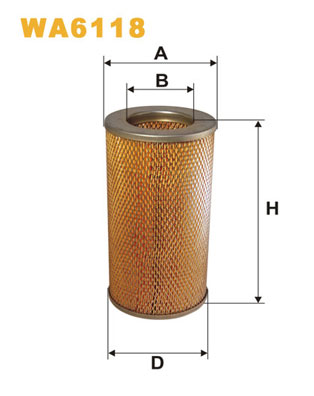 WA6118 WIX FILTERS Воздушный фильтр