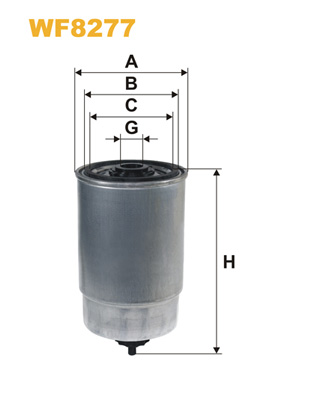 WF8277 WIX FILTERS Топливный фильтр