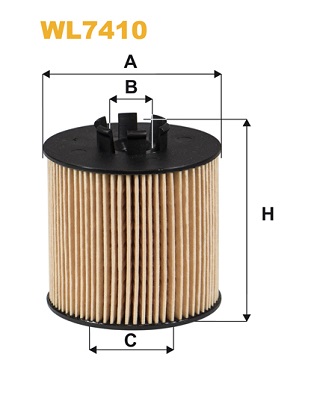 WL7410 WIX FILTERS Масляный фильтр