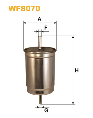 WF8070 WIX FILTERS Топливный фильтр