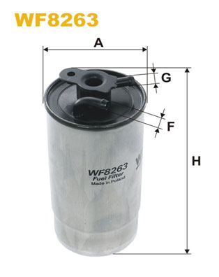 WF8263 WIX FILTERS Топливный фильтр