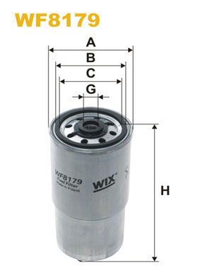 WF8179 WIX FILTERS Топливный фильтр