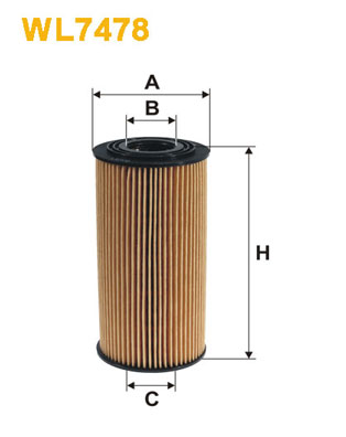 WL7478 WIX FILTERS Масляный фильтр