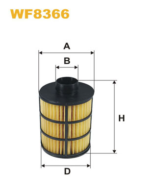 WF8366 WIX FILTERS Топливный фильтр