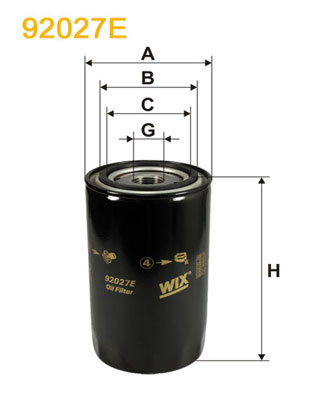 92027E WIX FILTERS Масляный фильтр