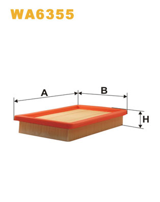WA6355 WIX FILTERS Воздушный фильтр