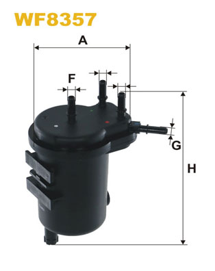 WF8357 WIX FILTERS Топливный фильтр