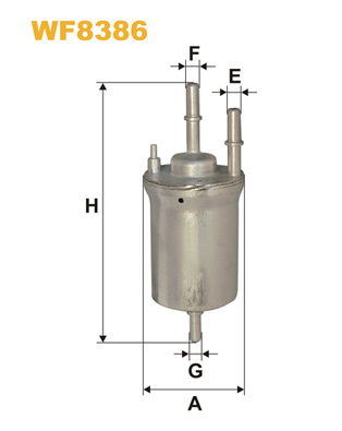 WF8386 WIX FILTERS Топливный фильтр