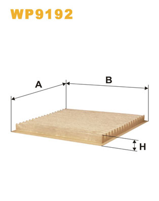 WP9192 WIX FILTERS Салонный фильтр
