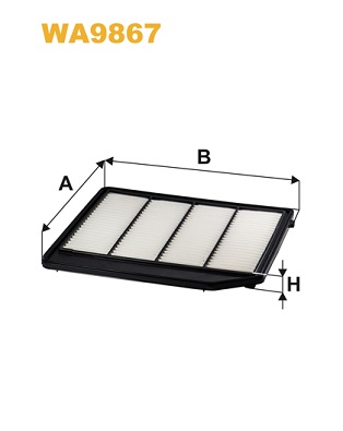 WA9867 WIX FILTERS Топливный фильтр