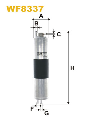 WF8337 WIX FILTERS Топливный фильтр