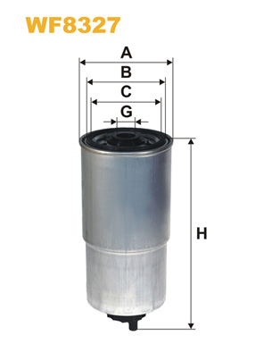 WF8327 WIX FILTERS Топливный фильтр