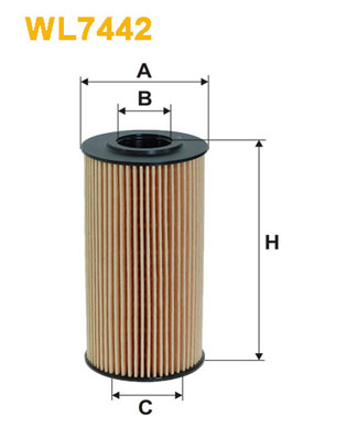 WL7442 WIX FILTERS Масляный фильтр