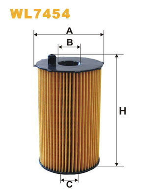 WL7454 WIX FILTERS Фильтр масла, спорт