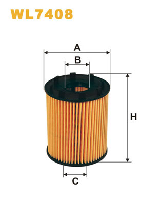 WL7408 WIX FILTERS Масляный фильтр