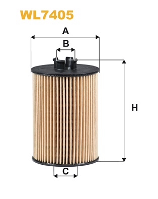 WL7405 WIX FILTERS Фильтр масла, спорт