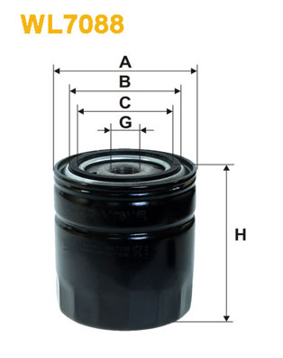 WL7088 WIX FILTERS Масляный фильтр