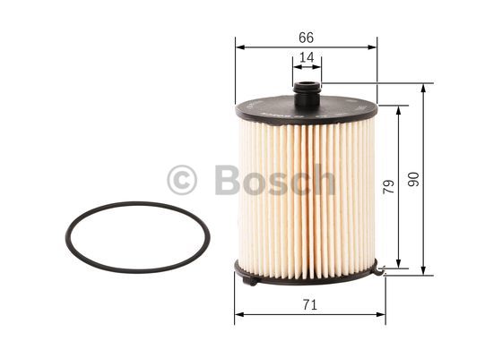 F026402810 BOSCH Фильтр топливный Toyota Yaris 1.4D 11-