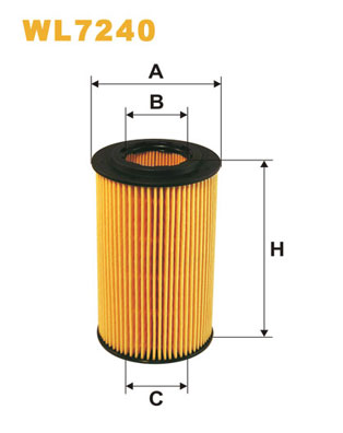 WL7240 WIX FILTERS Фильтр масла, спорт