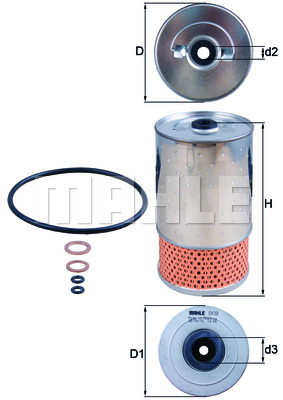 OX38D KNECHT Масляный фильтр