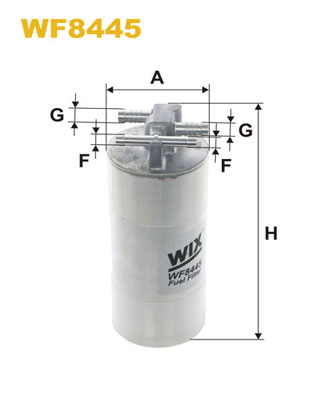 WF8445 WIX FILTERS Топливный фильтр