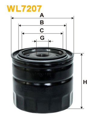 WL7207 WIX FILTERS Масляный фильтр