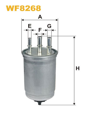 WF8268 WIX FILTERS Топливный фильтр