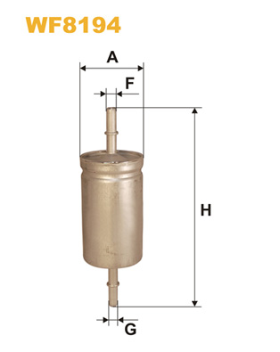 WF8194 WIX FILTERS Топливный фильтр