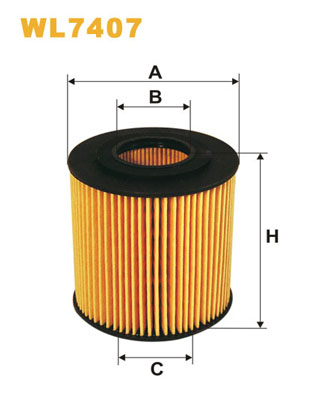 WL7407 WIX FILTERS Масляный фильтр