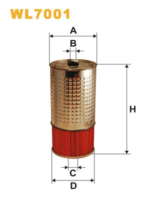 WL7001 WIX FILTERS Масляный фильтр