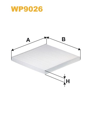 WP9026 WIX FILTERS Фильтр, воздух во внутренном пространстве