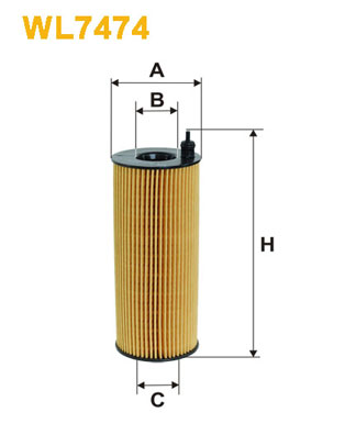 WL7474 WIX FILTERS Масляный фильтр