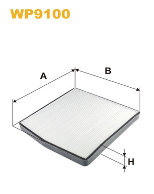 WP9100 WIX FILTERS Фильтр, воздух во внутренном пространстве