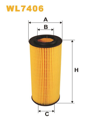 WL7406 WIX FILTERS Фильтр масла, спорт