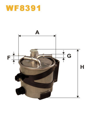 WF8391 WIX FILTERS Топливный фильтр