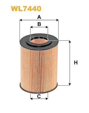 WL7440 WIX FILTERS Фильтр масла, спорт