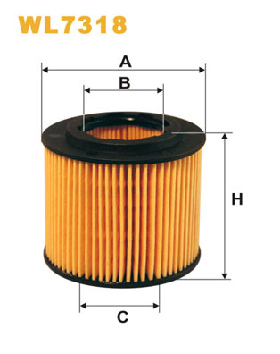 WL7318 WIX FILTERS Фильтр масла, спорт