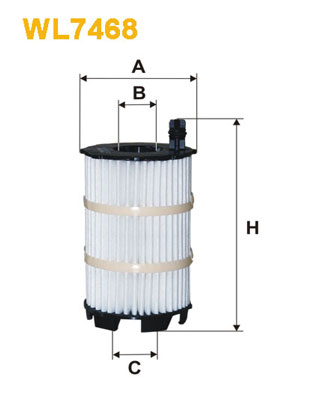 WL7468 WIX FILTERS Масляный фильтр