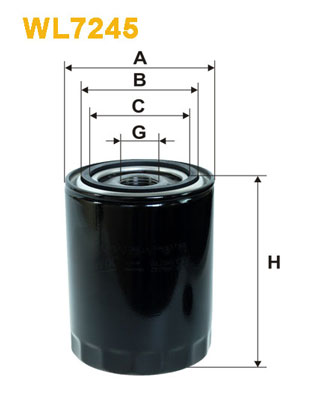 WL7245 WIX FILTERS Масляный фильтр