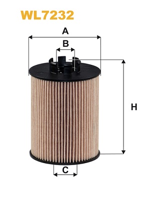 WL7232 WIX FILTERS Масляный фильтр