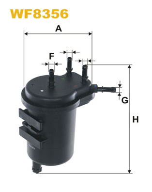 WF8356 WIX FILTERS Топливный фильтр