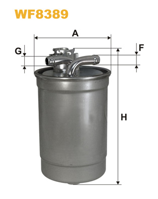 WF8389 WIX FILTERS Топливный фильтр