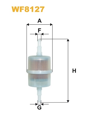 WF8127 WIX FILTERS Топливный фильтр