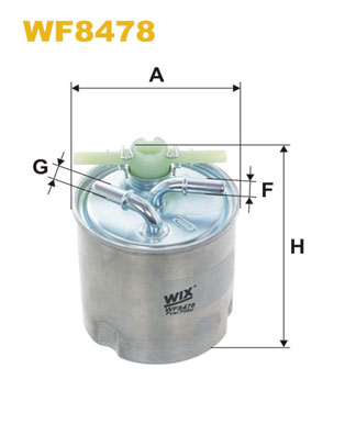 WF8478 WIX FILTERS Топливный фильтр