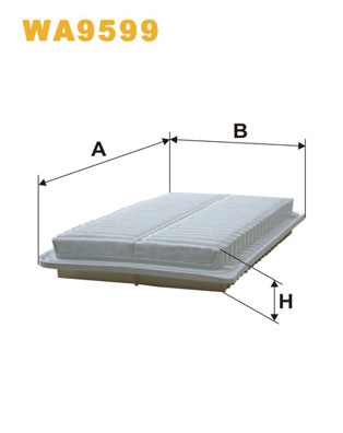 WA9599 WIX FILTERS Воздушный фильтр