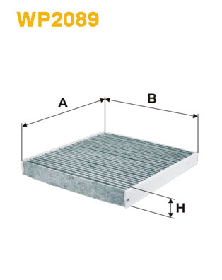 WP2089 WIX FILTERS Фильтр, воздух во внутренном пространстве