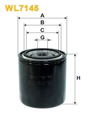 WL7145 WIX FILTERS Фильтр масла, спорт